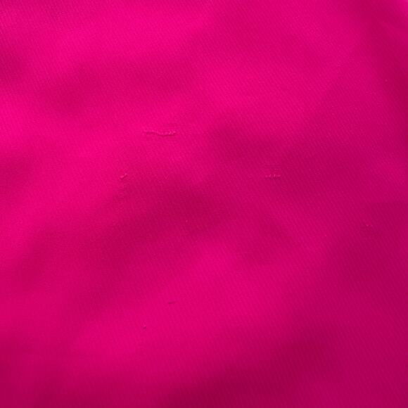 Amanda Uprichard hot pink flutter sleeve v-neck top size M - Picture 11 of 13